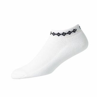 Women's Footjoy ProDry Golf Socks White/Black NZ-25171